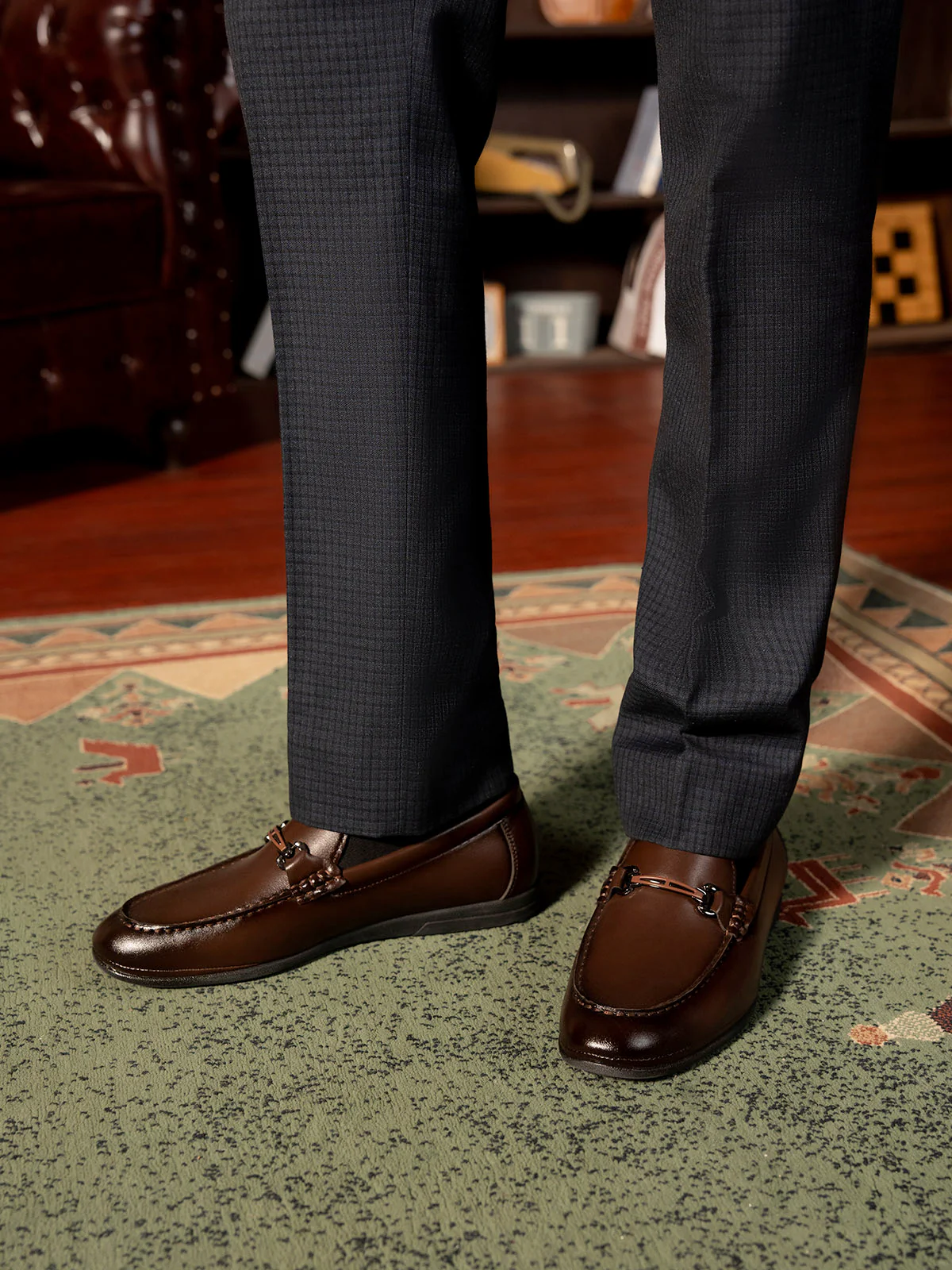 Men "WAYL" Comfortable Rubber Sole Loafers - Image 10