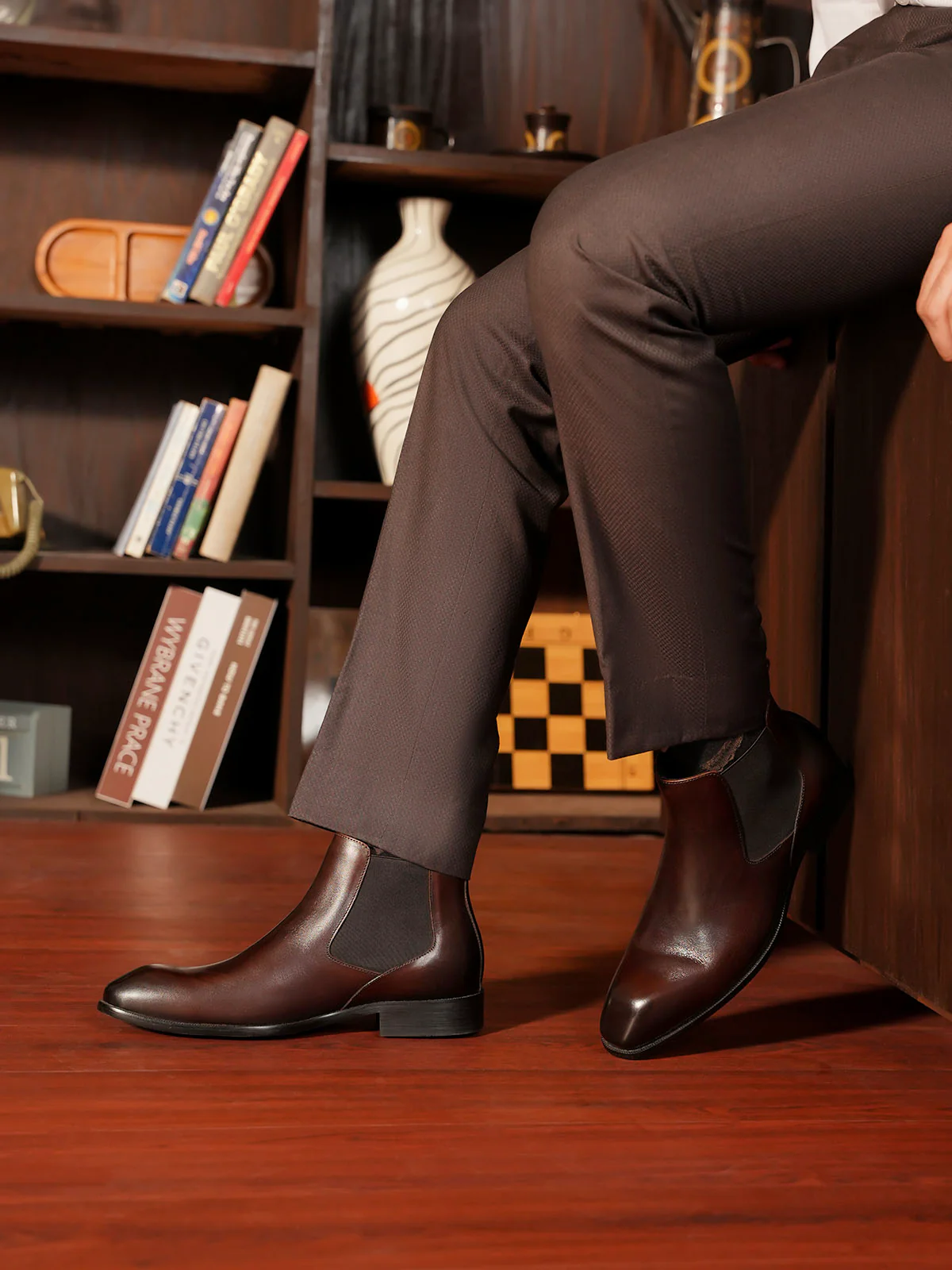 Men "WAYLIN" Easy Slip On Design Boots - Image 3