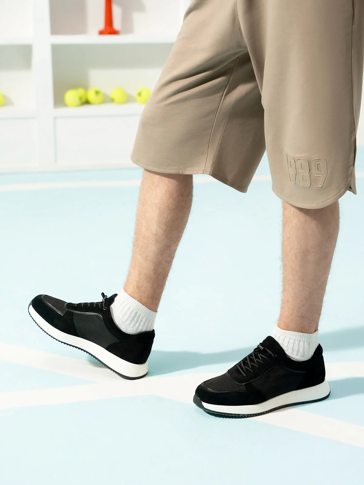 Men "XAIDEN" Unique Style Lace Up Trainers - Image 6