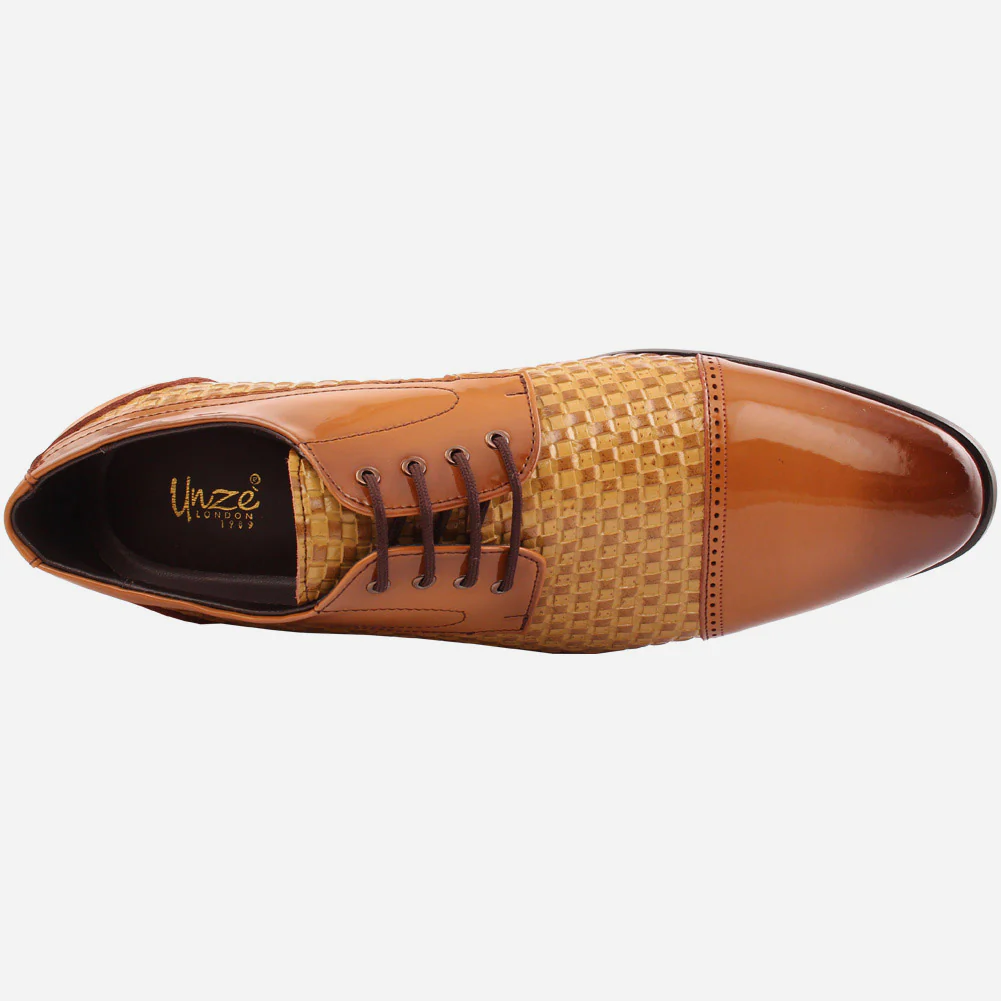 Men"LAZARO" Formal Lace-Up Shoes Collection - Image 4