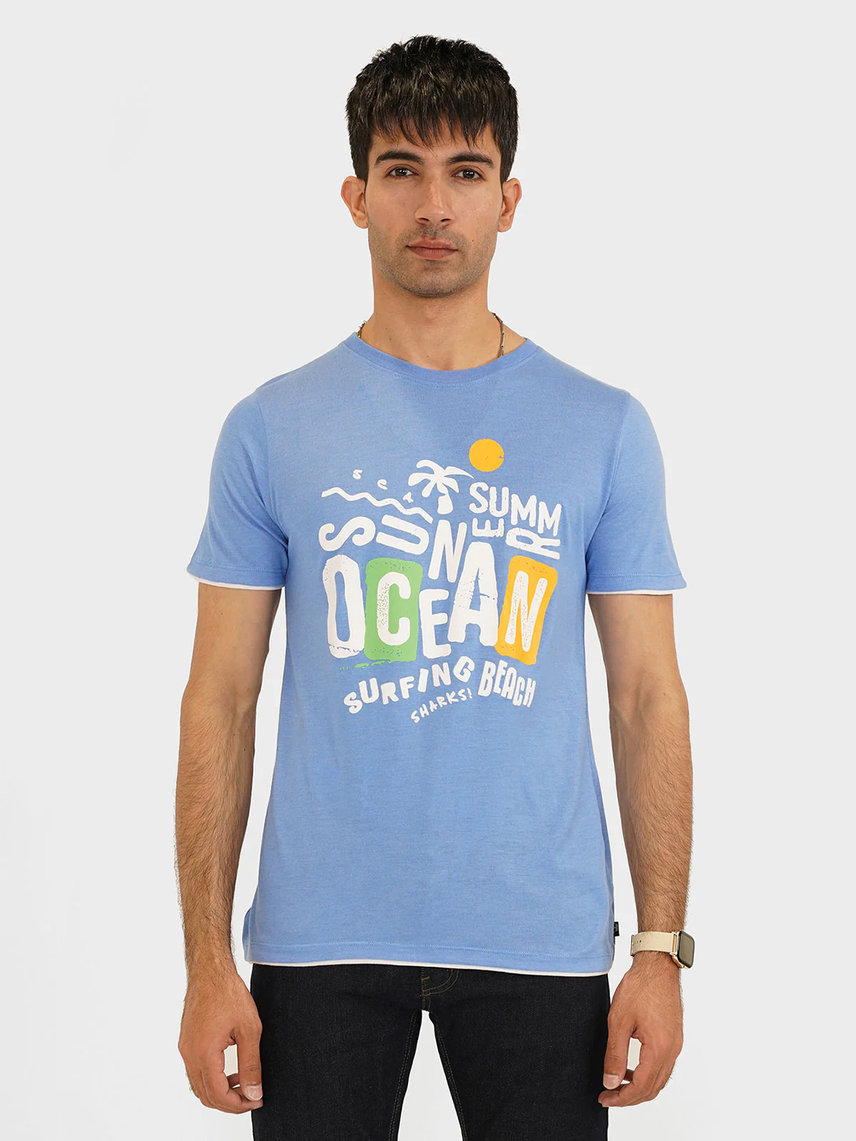 T"ACCIAI" Graphic Regular Fit T-Shirt - Image 3