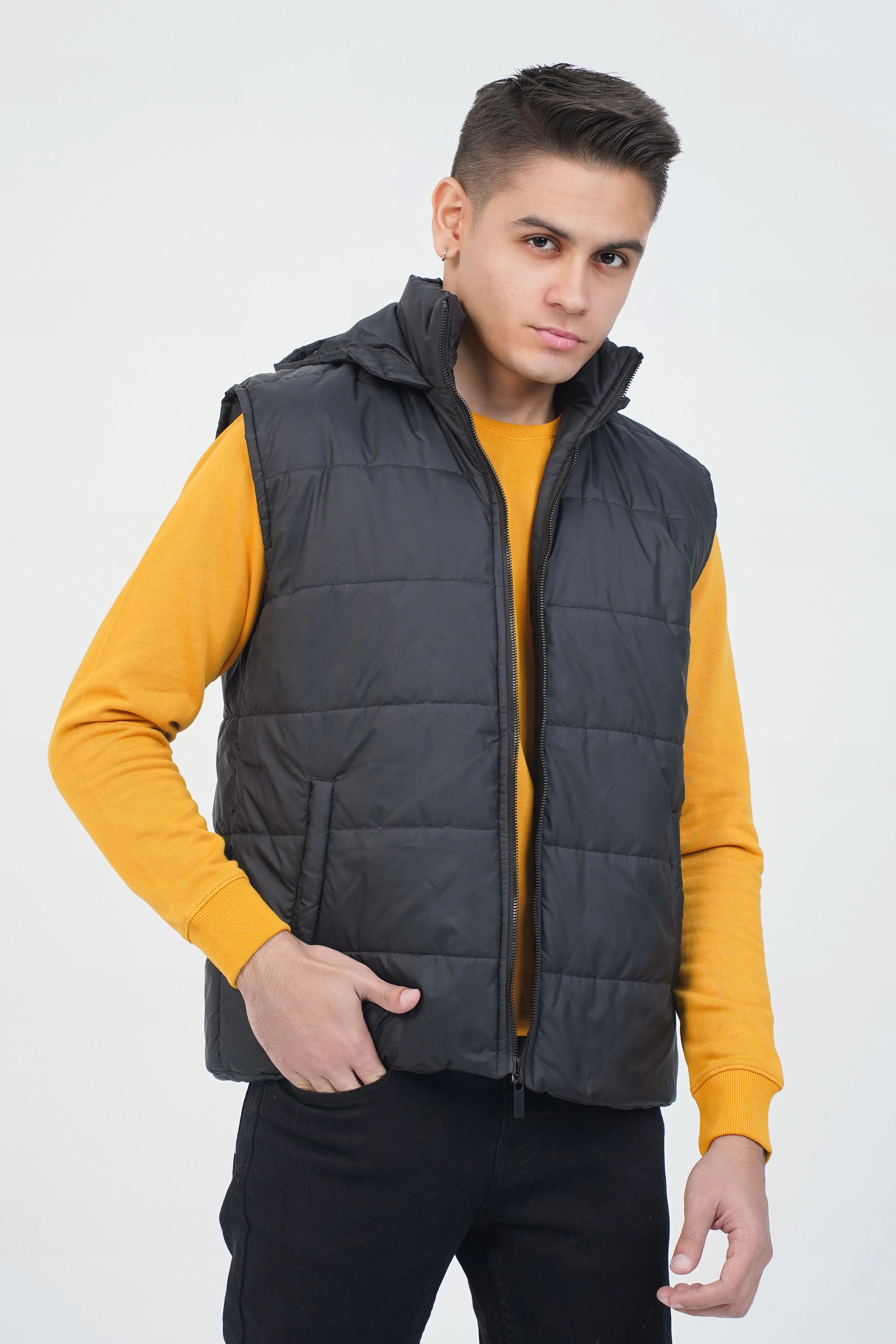 Mens "AGATHON" Puffer Winter Jacket Outerwear - Image 2