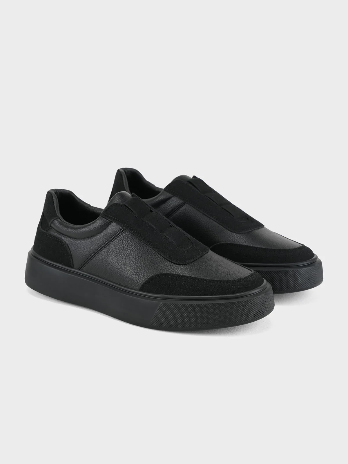 Mens "ALEXIS" Comfy Slip On Trainers - Image 2