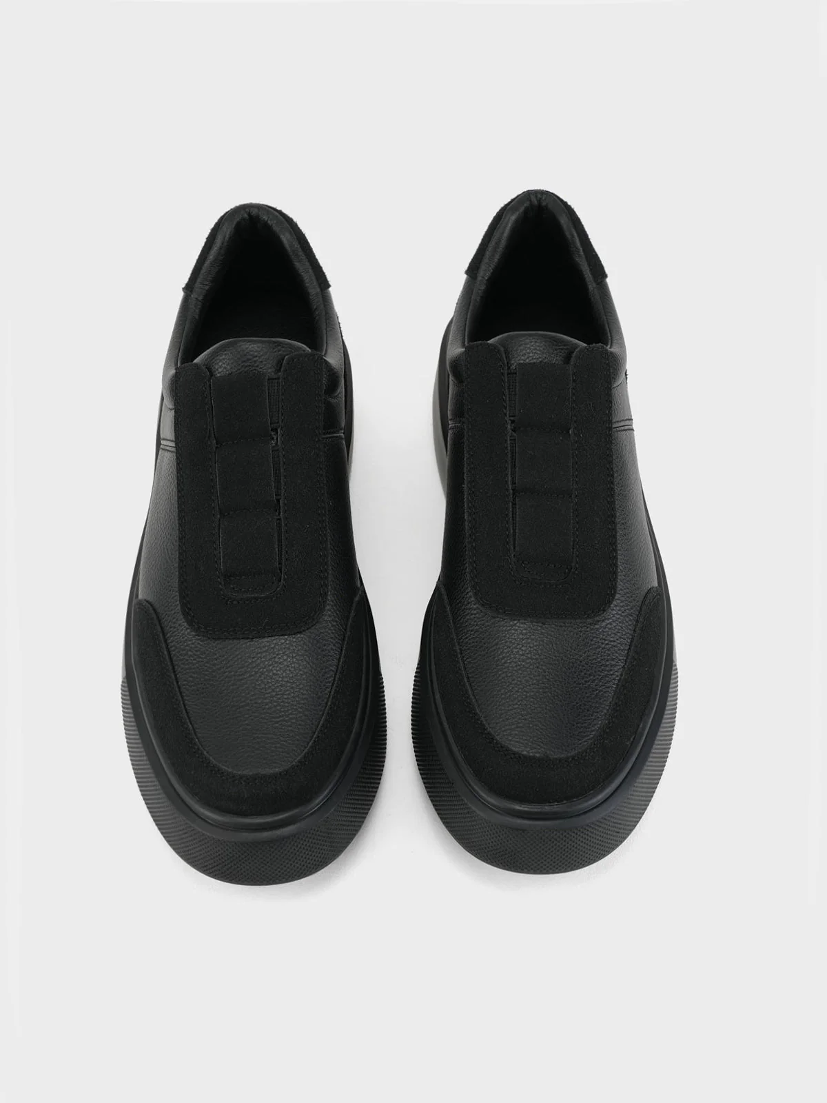 Mens "ALEXIS" Comfy Slip On Trainers - Image 5