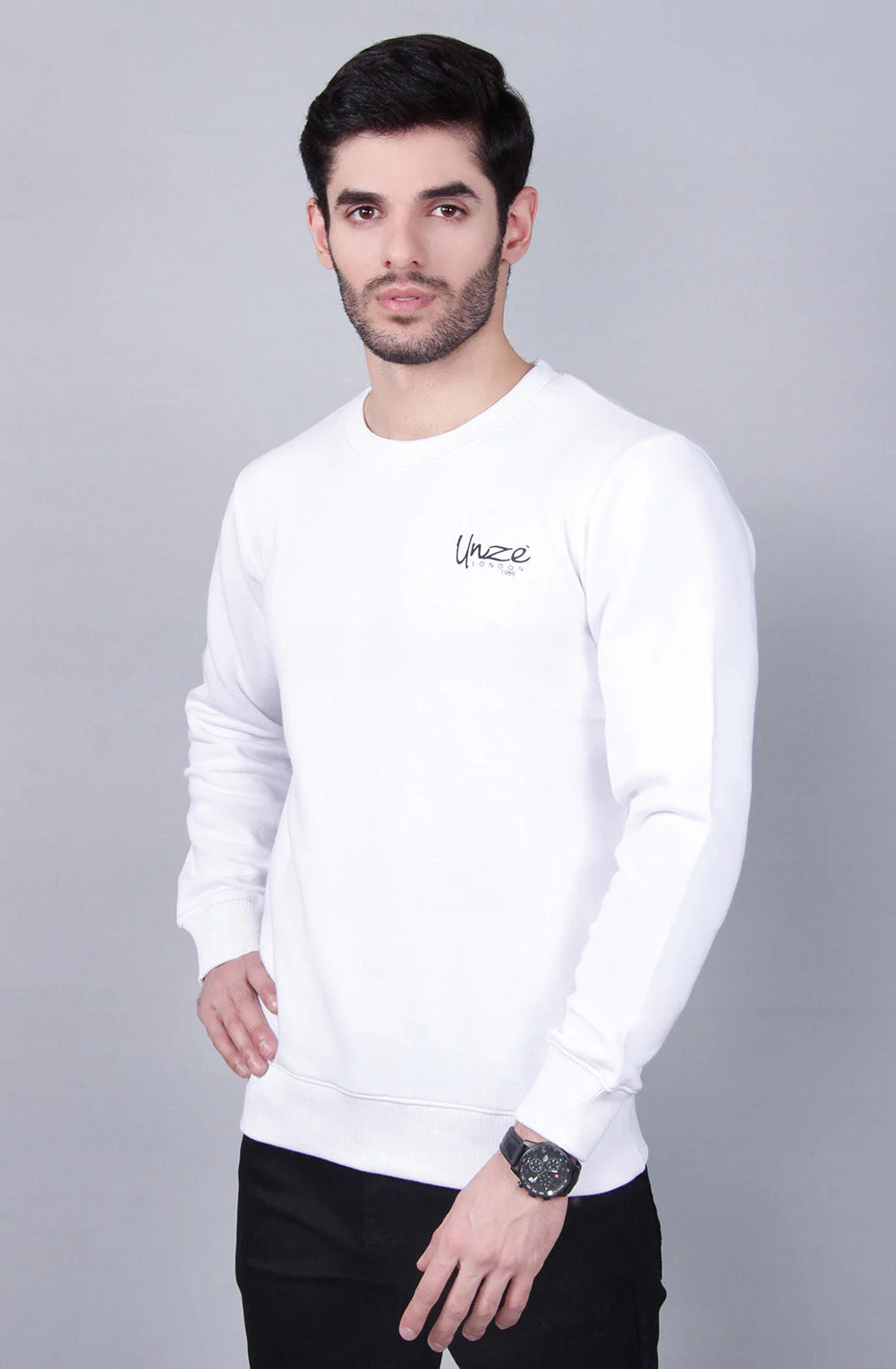 "ALVIT" Fleece Crewneck Sweatshirt - Image 2