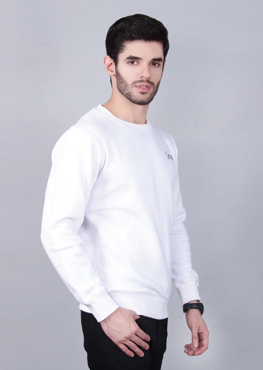 "ALVIT" Fleece Crewneck Sweatshirt - Image 3