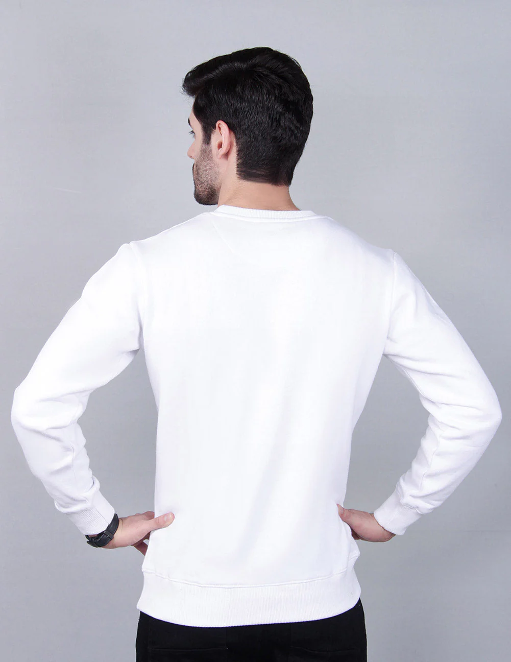 "ALVIT" Fleece Crewneck Sweatshirt - Image 5