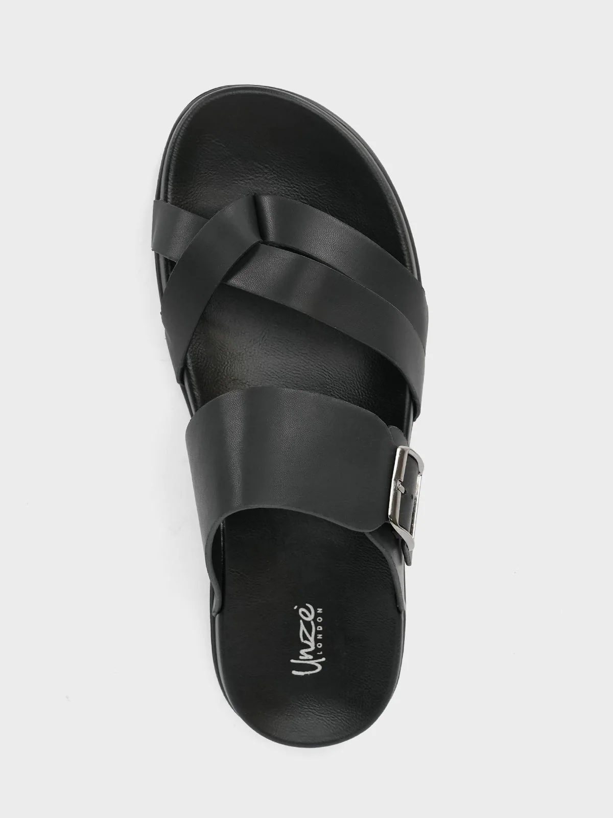 Mens "ARENDS" Casual Thong Buckled Slippers - Image 5