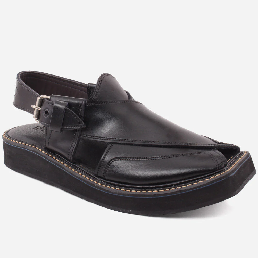 Mens "ARNOLD" Peshawari Kaptaan Leather Sandals