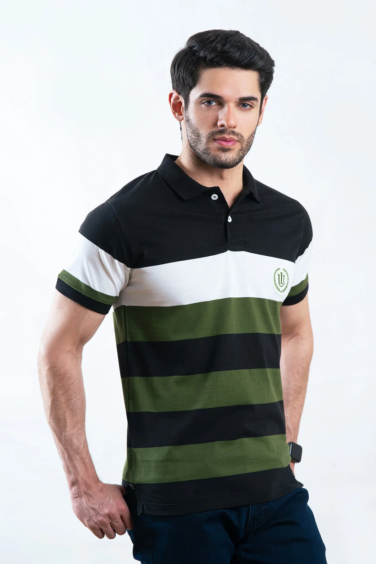 "ASLAN" Summer Polo Short Sleeves T-Shirt - Image 3