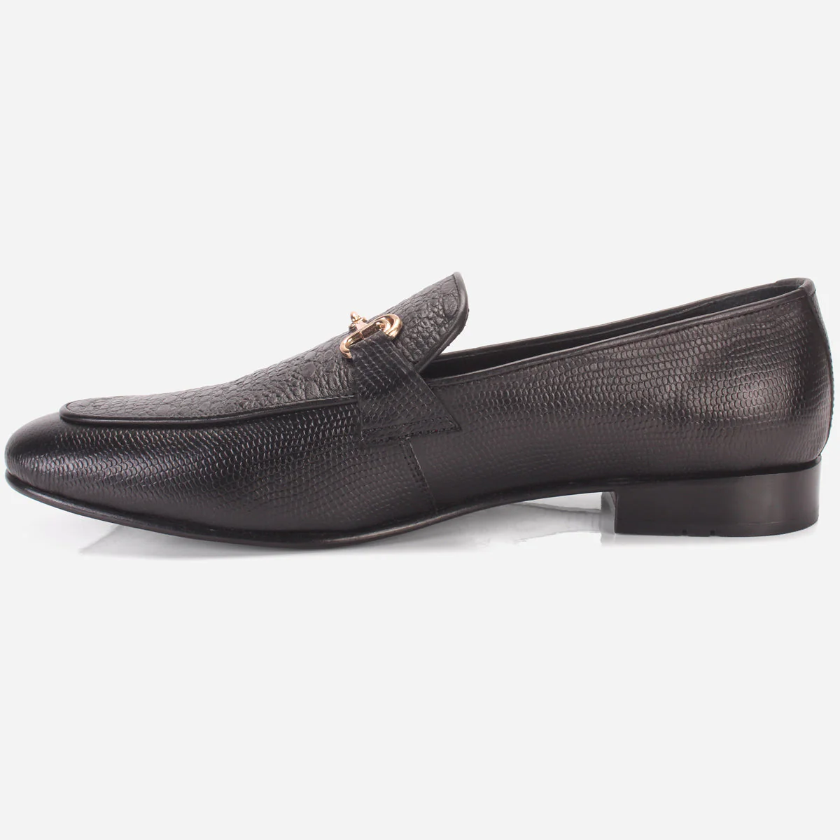 Mens "ASTON" Leather Slide-in Loafers Formal Shoes - Image 3