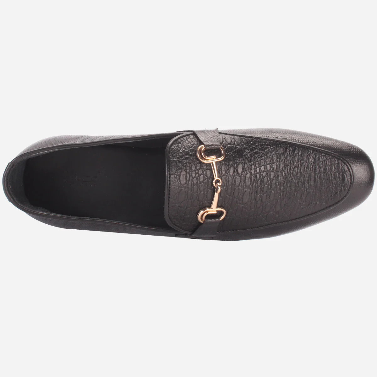 Mens "ASTON" Leather Slide-in Loafers Formal Shoes - Image 4