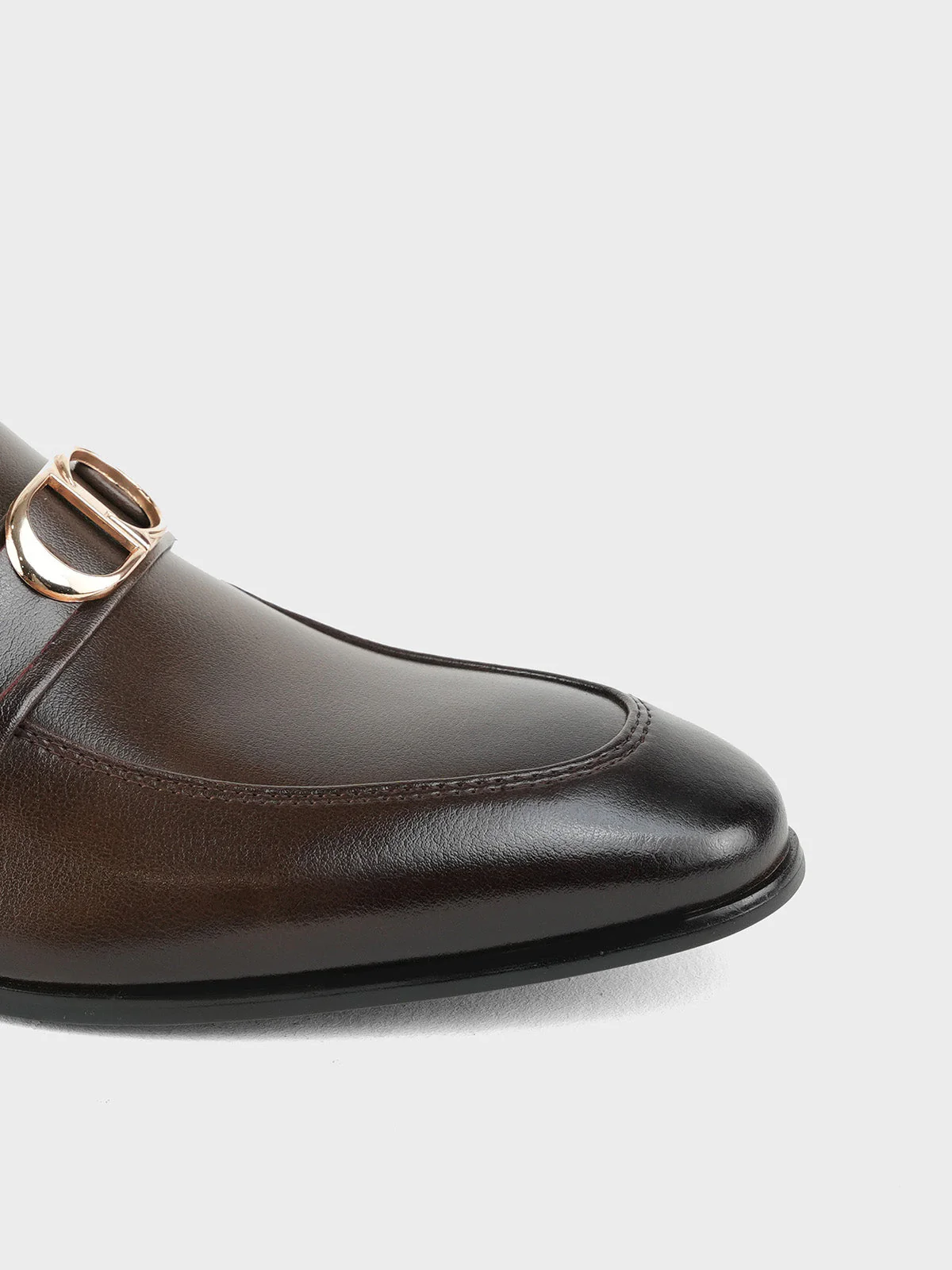 Mens "AUCOIN" Slip On Dress Leather Formals - Image 4