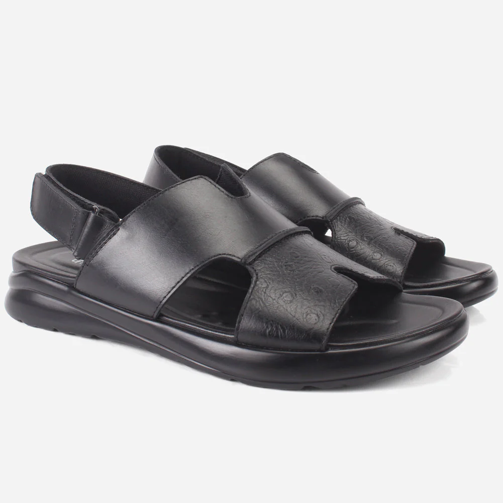 Mens "AZEAR" Leather Designer Casual Summer Sandals - Image 2