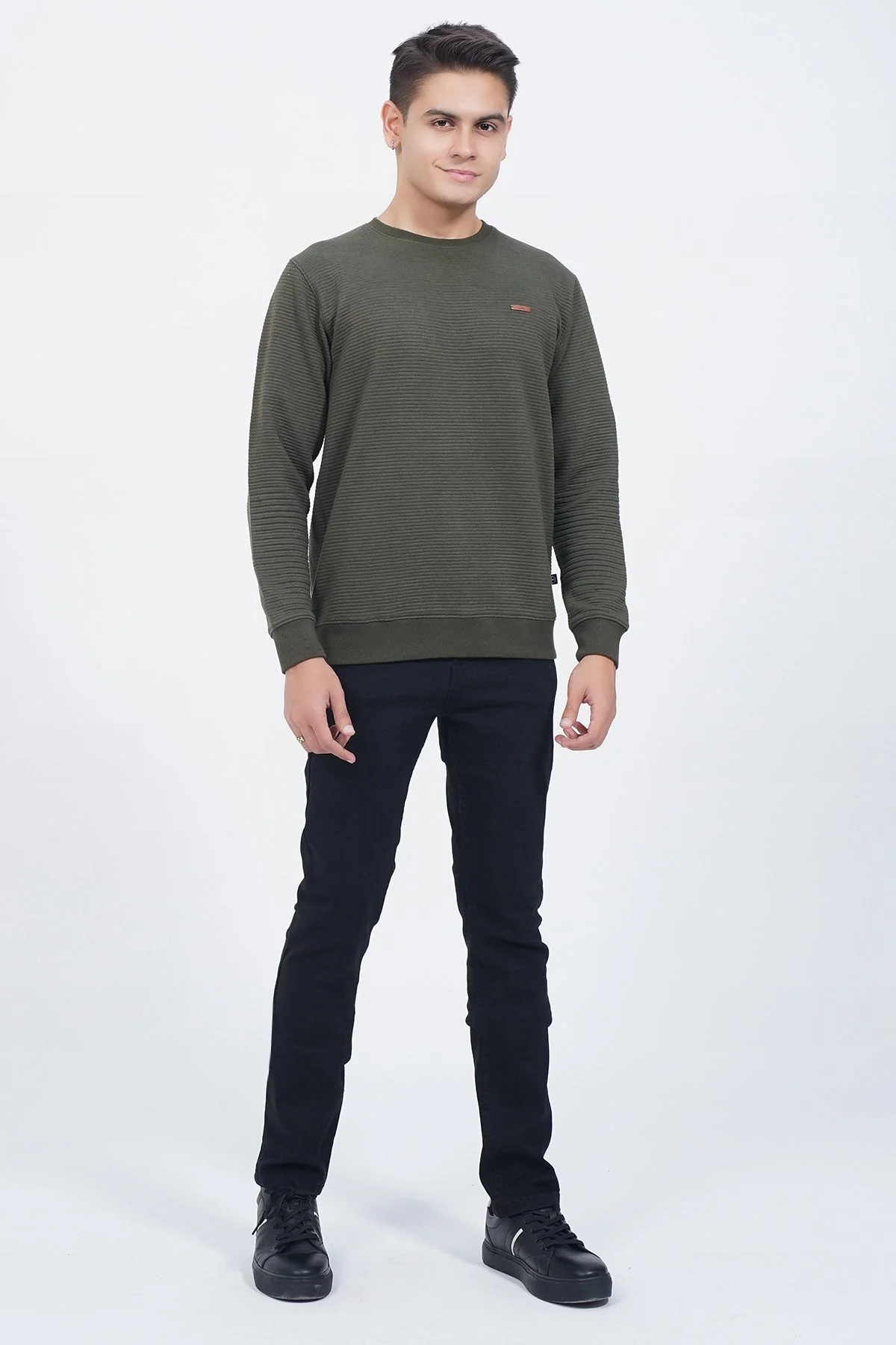 Mens "BALSTIR" Crew Neck Long Sleeves Sweatshirt - Image 2