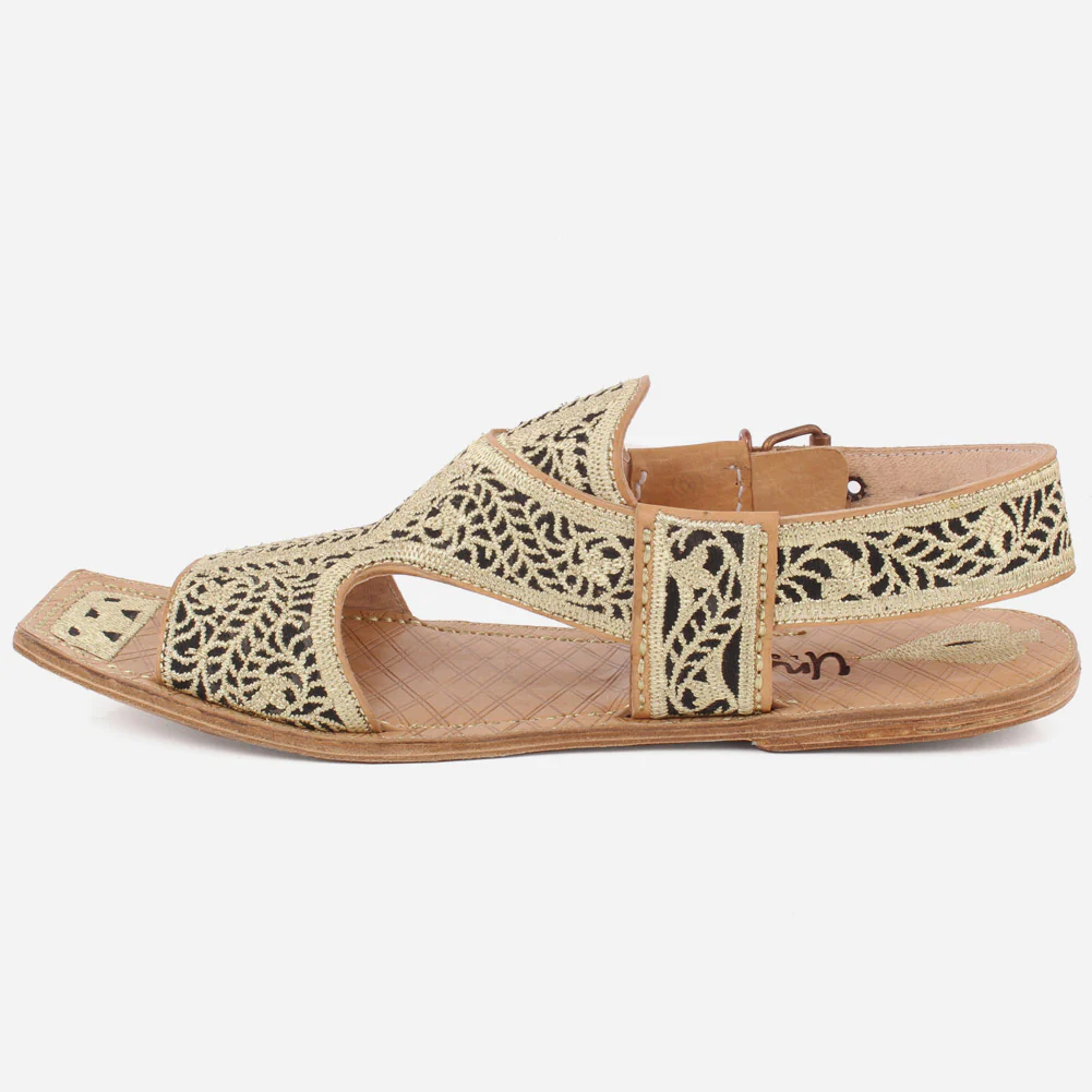 Men's BARRY Full Leather Traditional Casual Kohati Sandals - Image 3