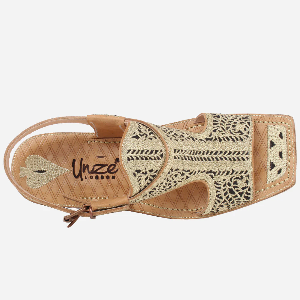 Men's BARRY Full Leather Traditional Casual Kohati Sandals - Image 4
