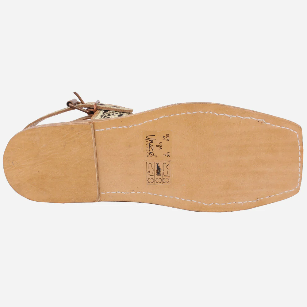 Men's BARRY Full Leather Traditional Casual Kohati Sandals - Image 5