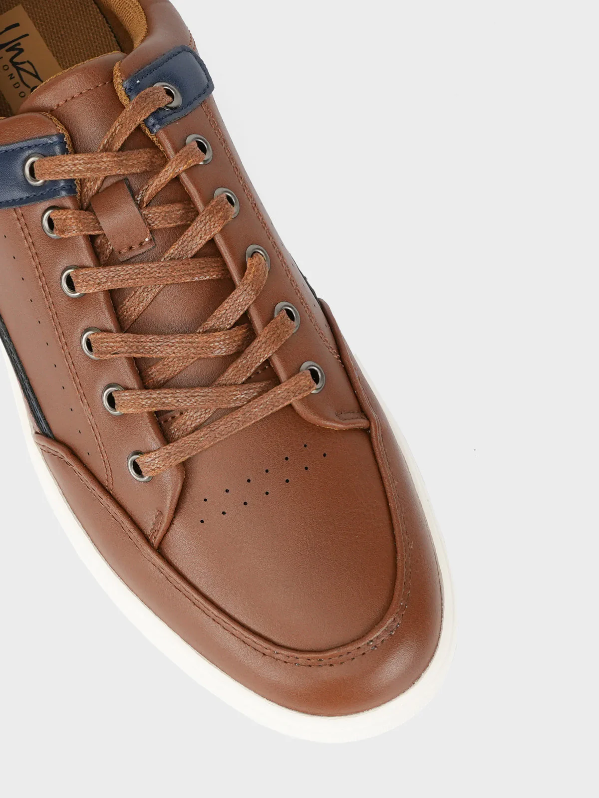 Mens "BORKA" Casual Lace Up Trainers - Image 4