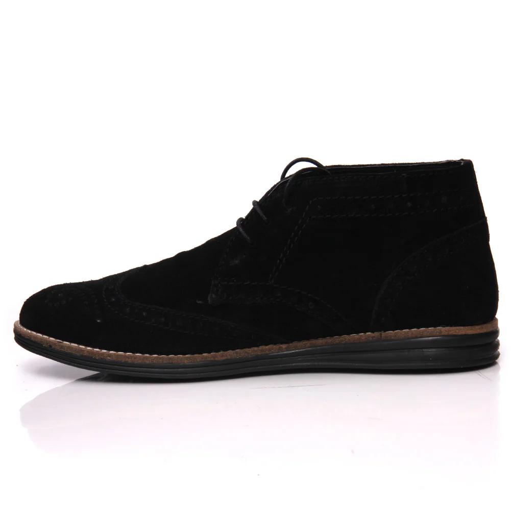 Mens Brogues Casual Suede Chukka Desert Boots - Image 3