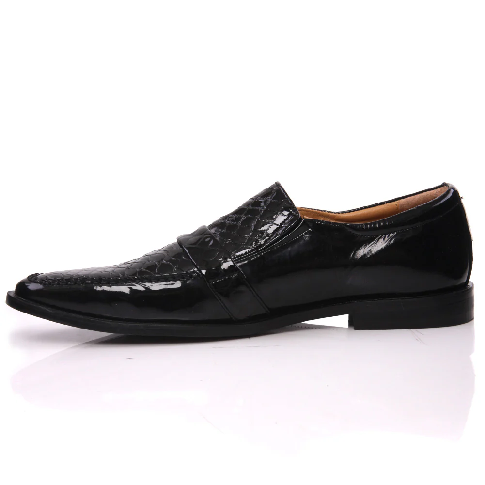 Mens ‘Bush’ Leather Buckled Adorned Office, Dress Shoes - Image 3
