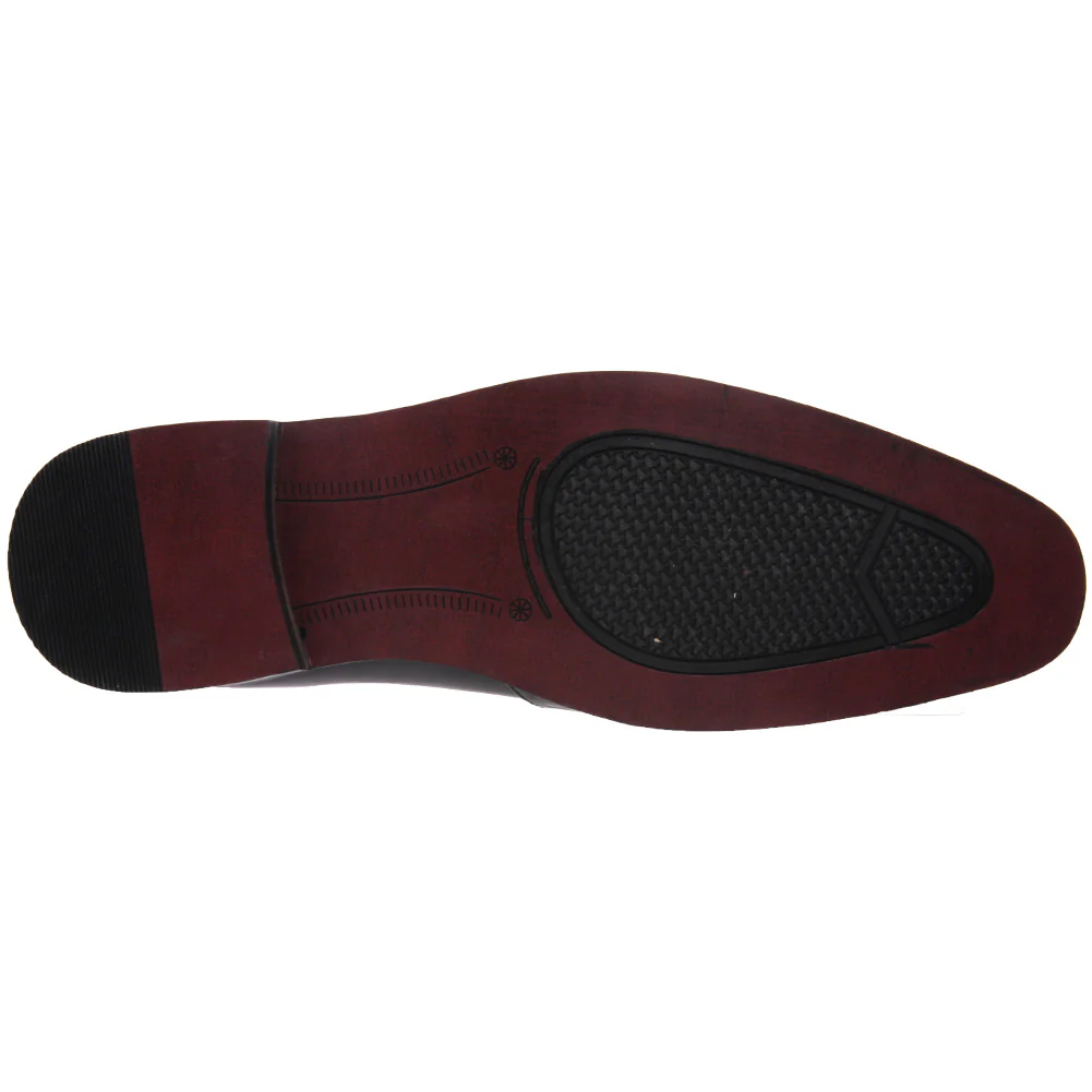 Mens ‘Bush’ Leather Buckled Adorned Office, Dress Shoes - Image 5