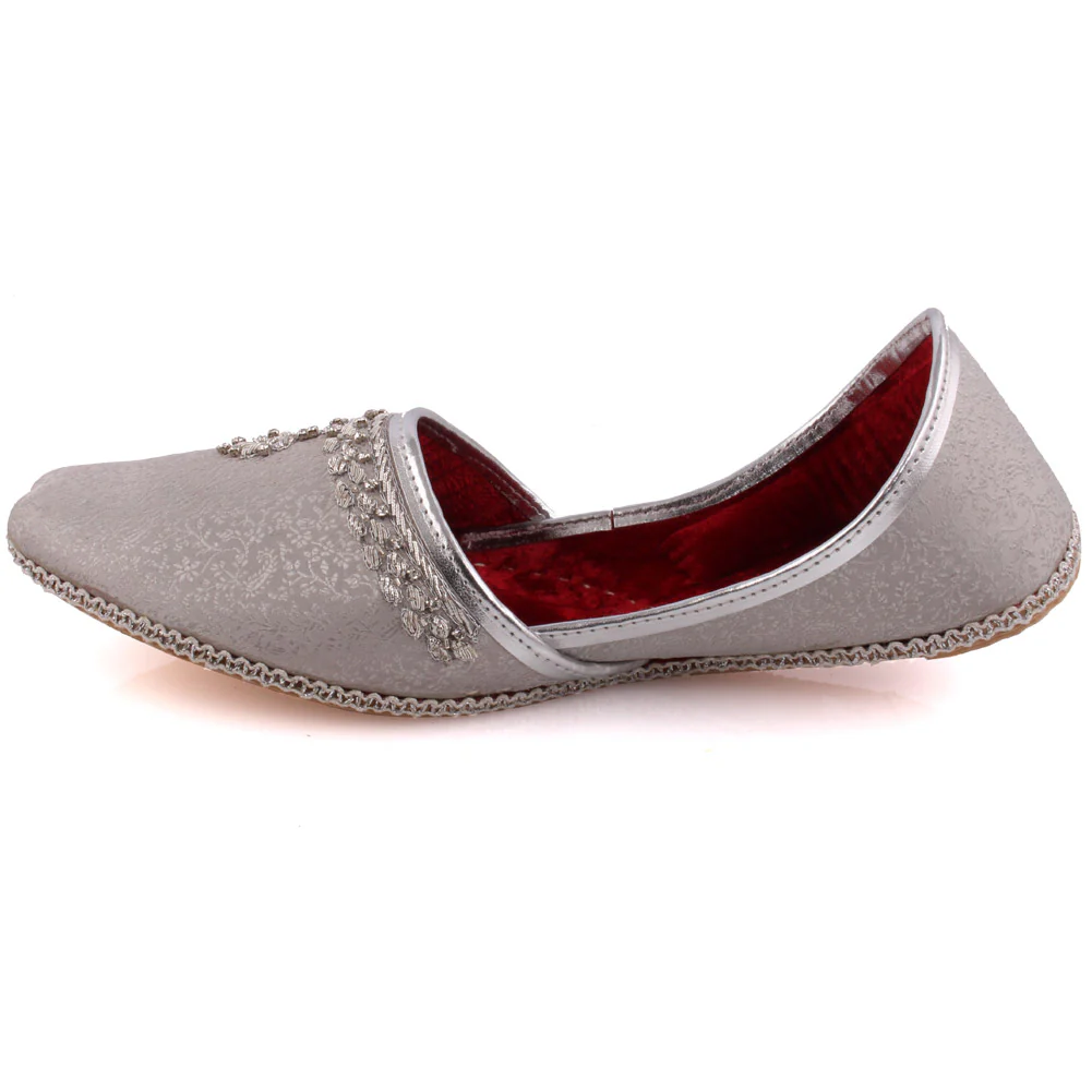 Mens ‘Caper’ Adorned Leather Flat Indian Khussa - Image 3