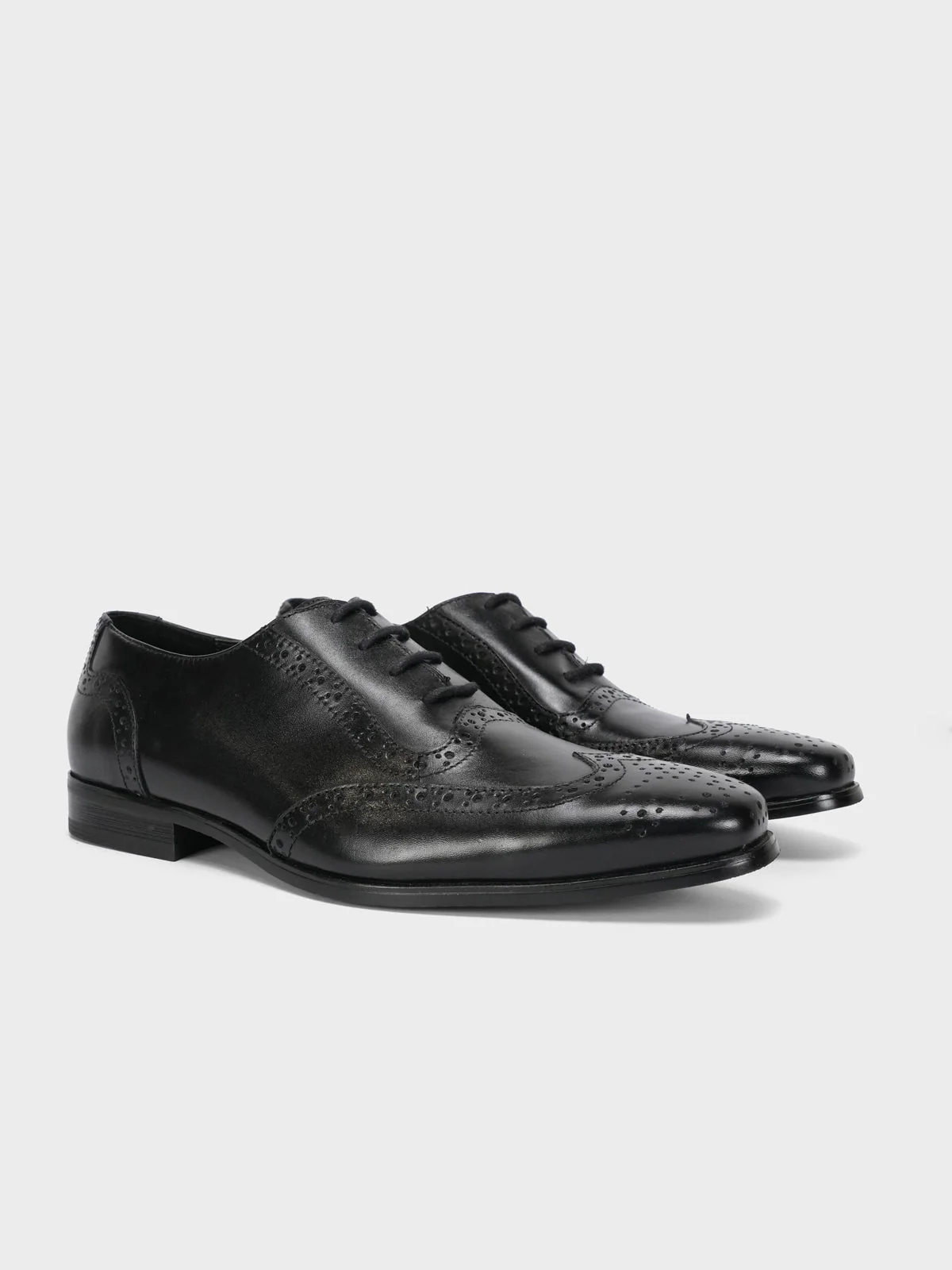 Men's "CASSIUS" Leather Oxfords Office Shoes - Image 3