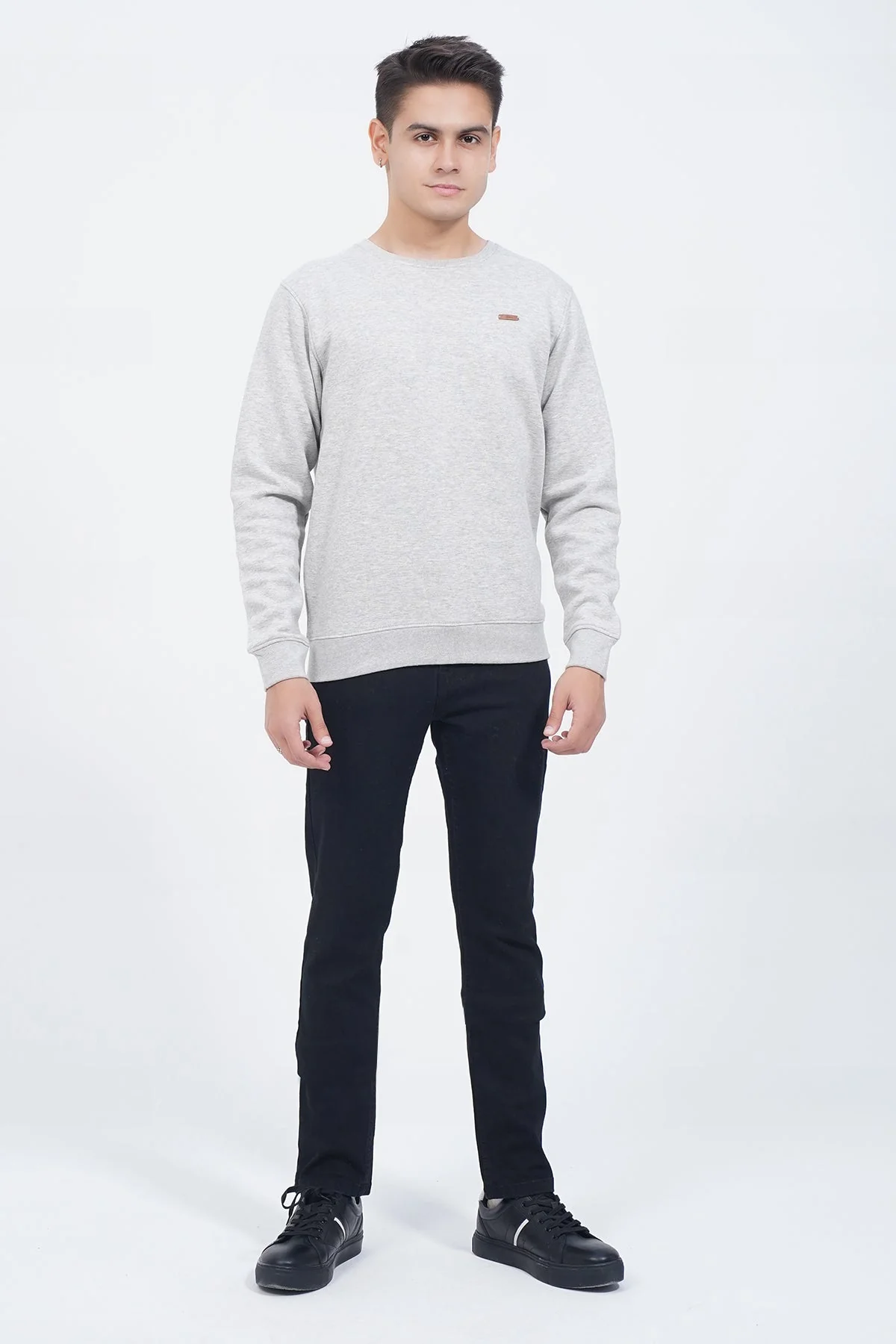 "CLOVIS" Crew Neck Long Sleeves Sweatshirt - Image 2
