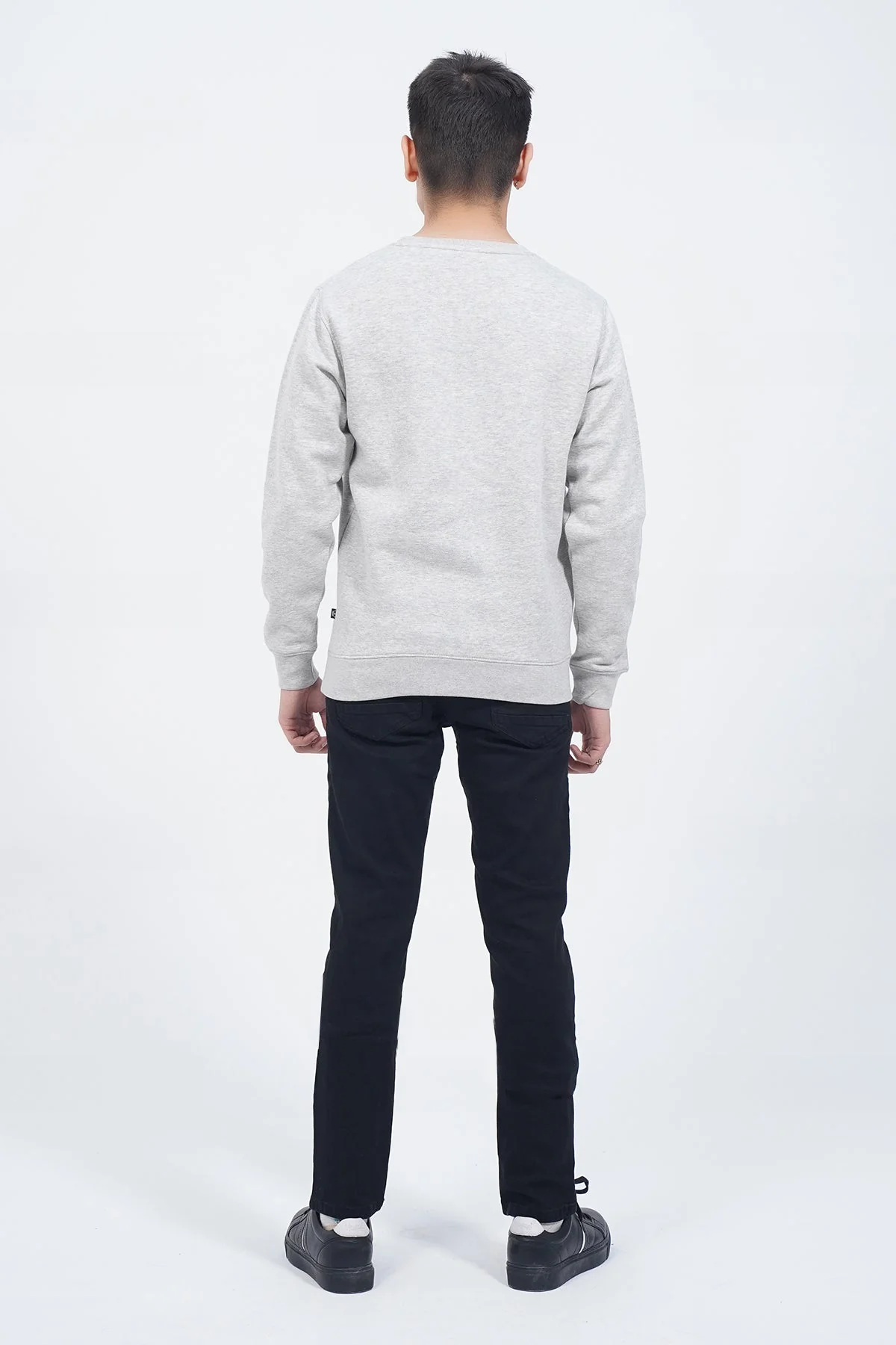 "CLOVIS" Crew Neck Long Sleeves Sweatshirt - Image 3