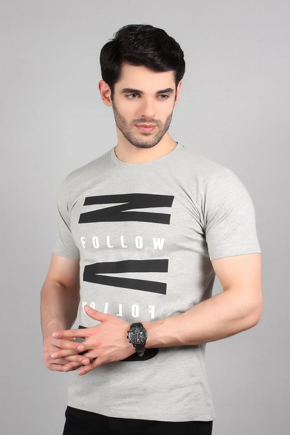 Men's "CRYOD" Casual Graphic Crew Neck Shirt - Image 2