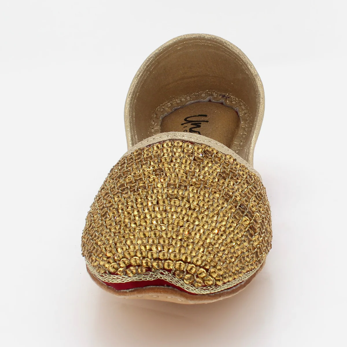 Mens  "DAREK" Leather Decorated Groom Indian Khussa - Image 5