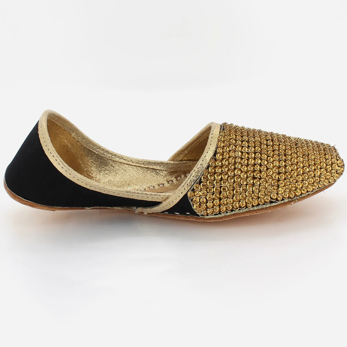 Mens "DAREK" Leather Decorated Groom Indian Khussa - Image 2
