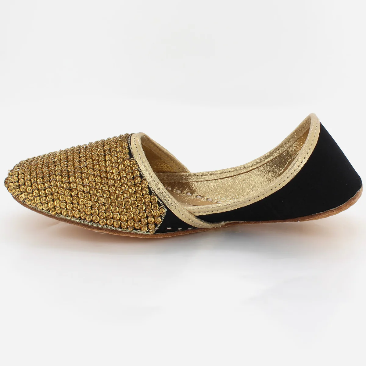 Mens "DAREK" Leather Decorated Groom Indian Khussa - Image 4