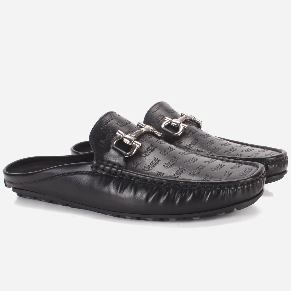 Mens "DARIO" Casual Open-Back Everyday Moccasins - Image 2
