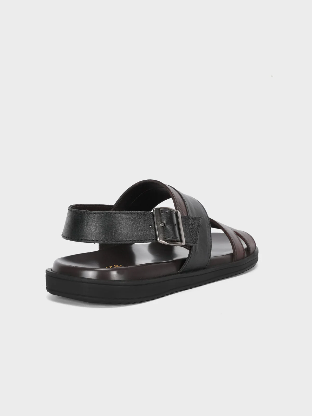 Mens "DONAR" Casual Leather Sandals - Image 3