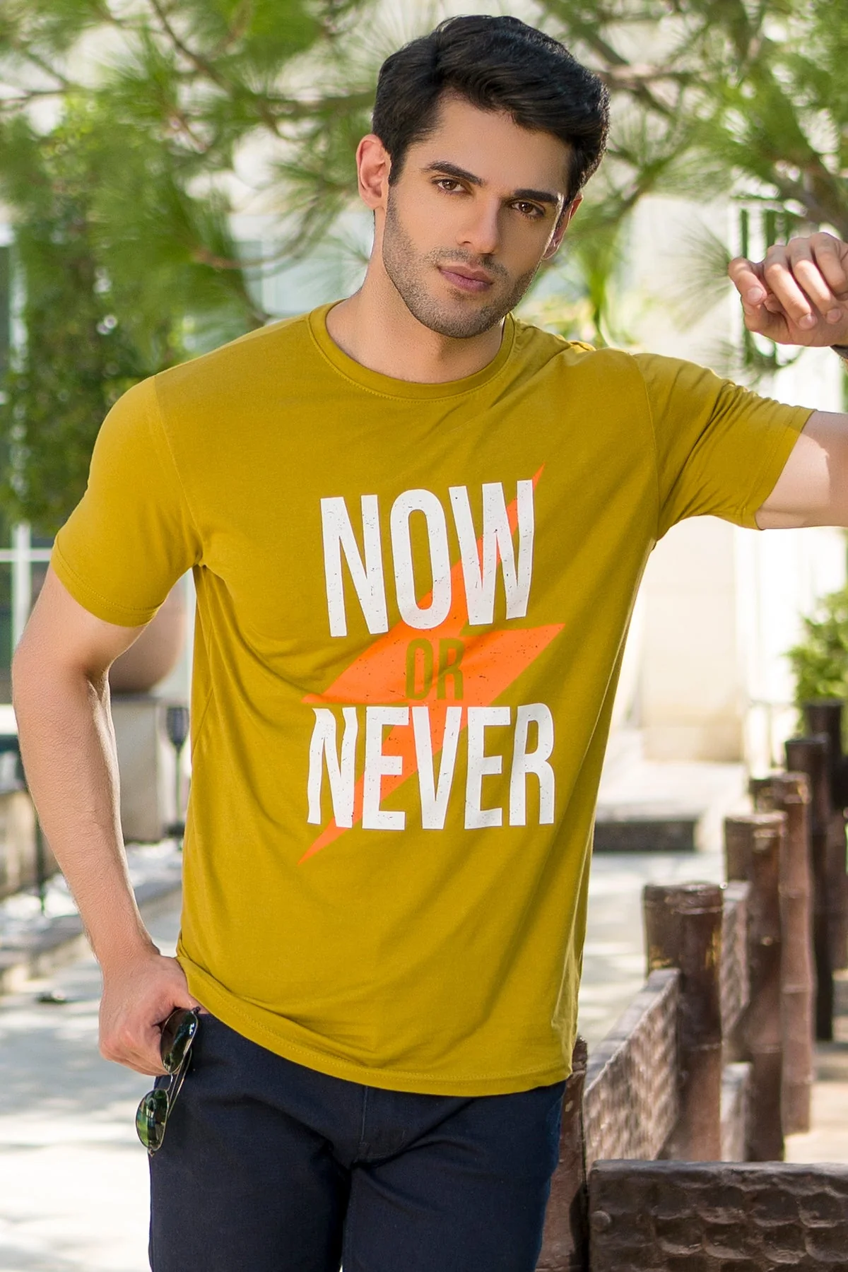 "EDSEL"Classic Crew Neck Summer T-Shirt