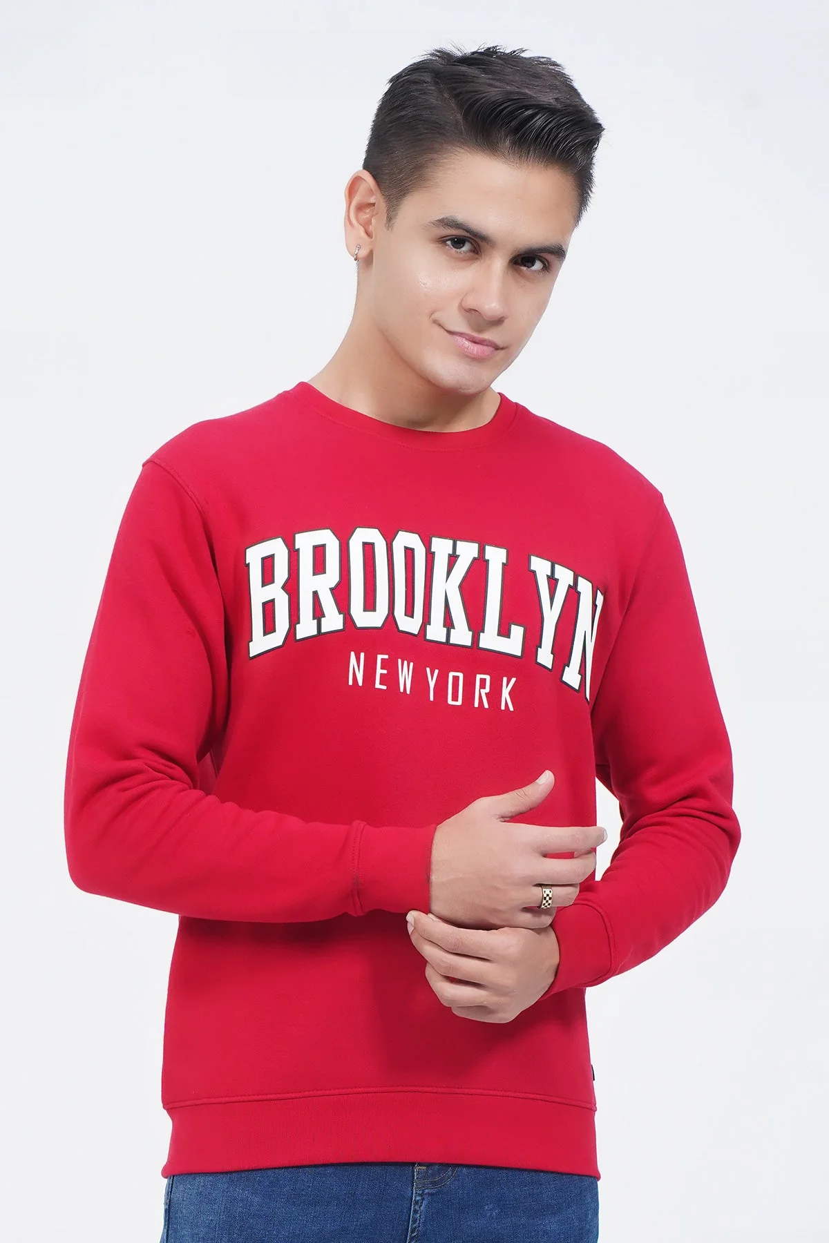 Mens "EDUARD" Crew Neck Long Sleeves Sweatshirt