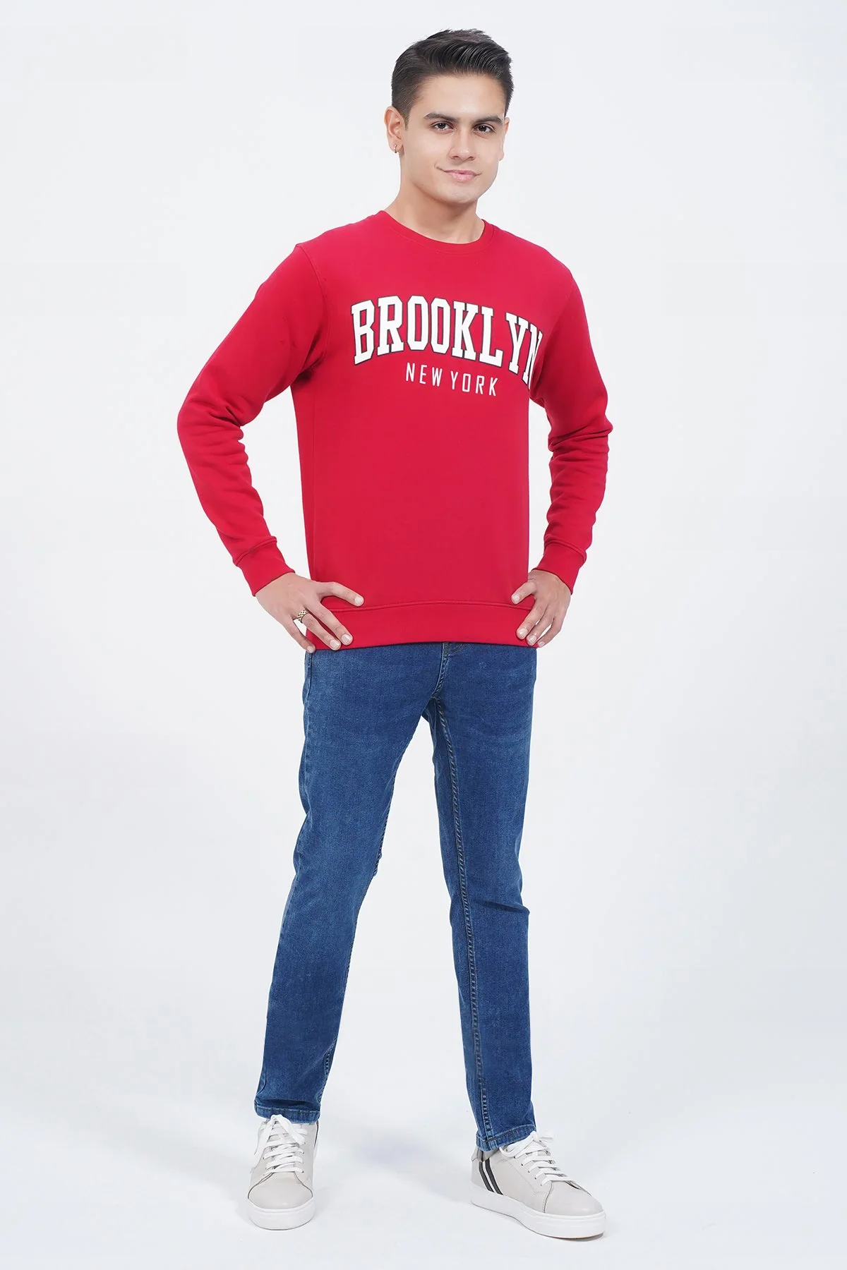 Mens "EDUARD" Crew Neck Long Sleeves Sweatshirt - Image 4