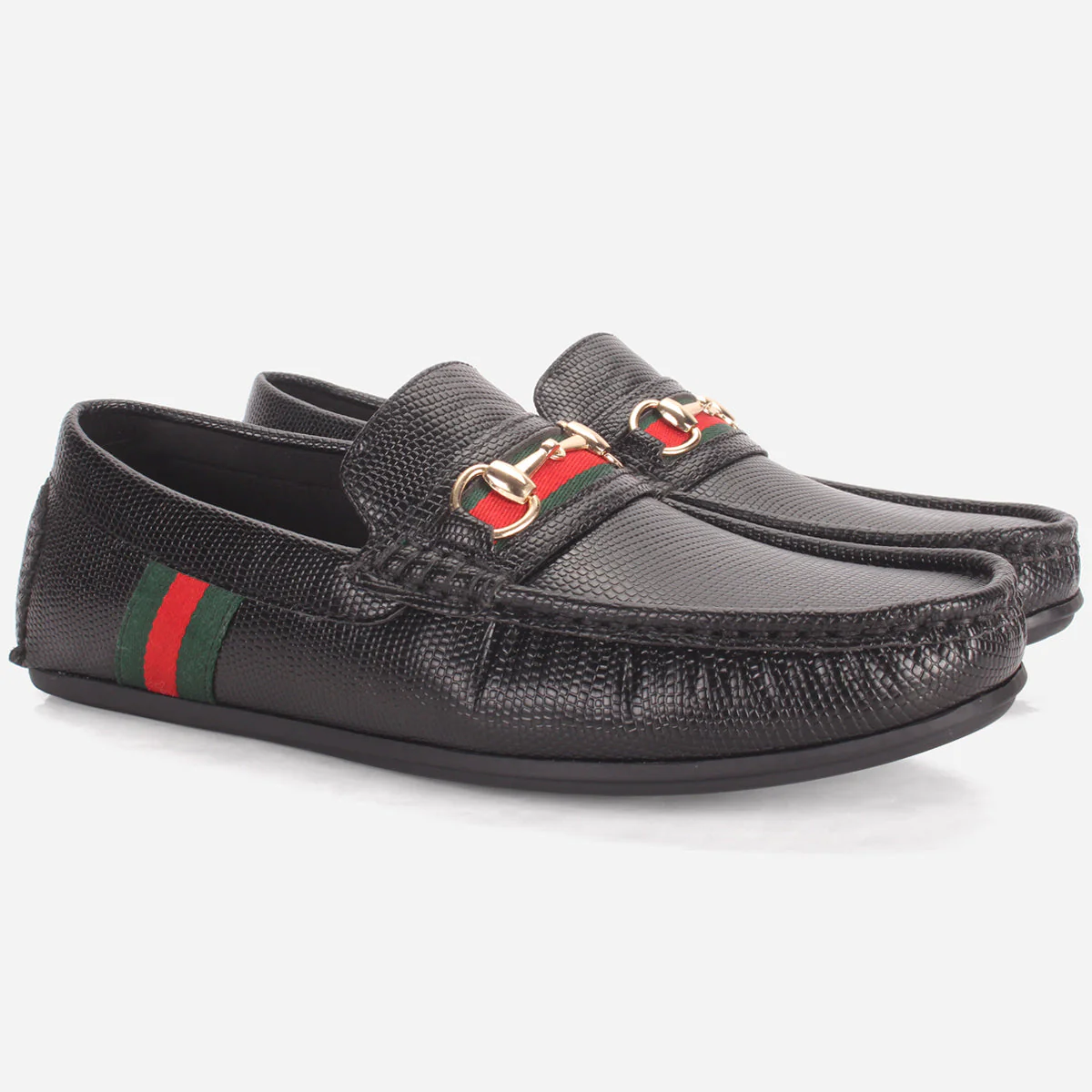 Mens "EILOS" Buckle Slip-ons Moccasins - Image 2