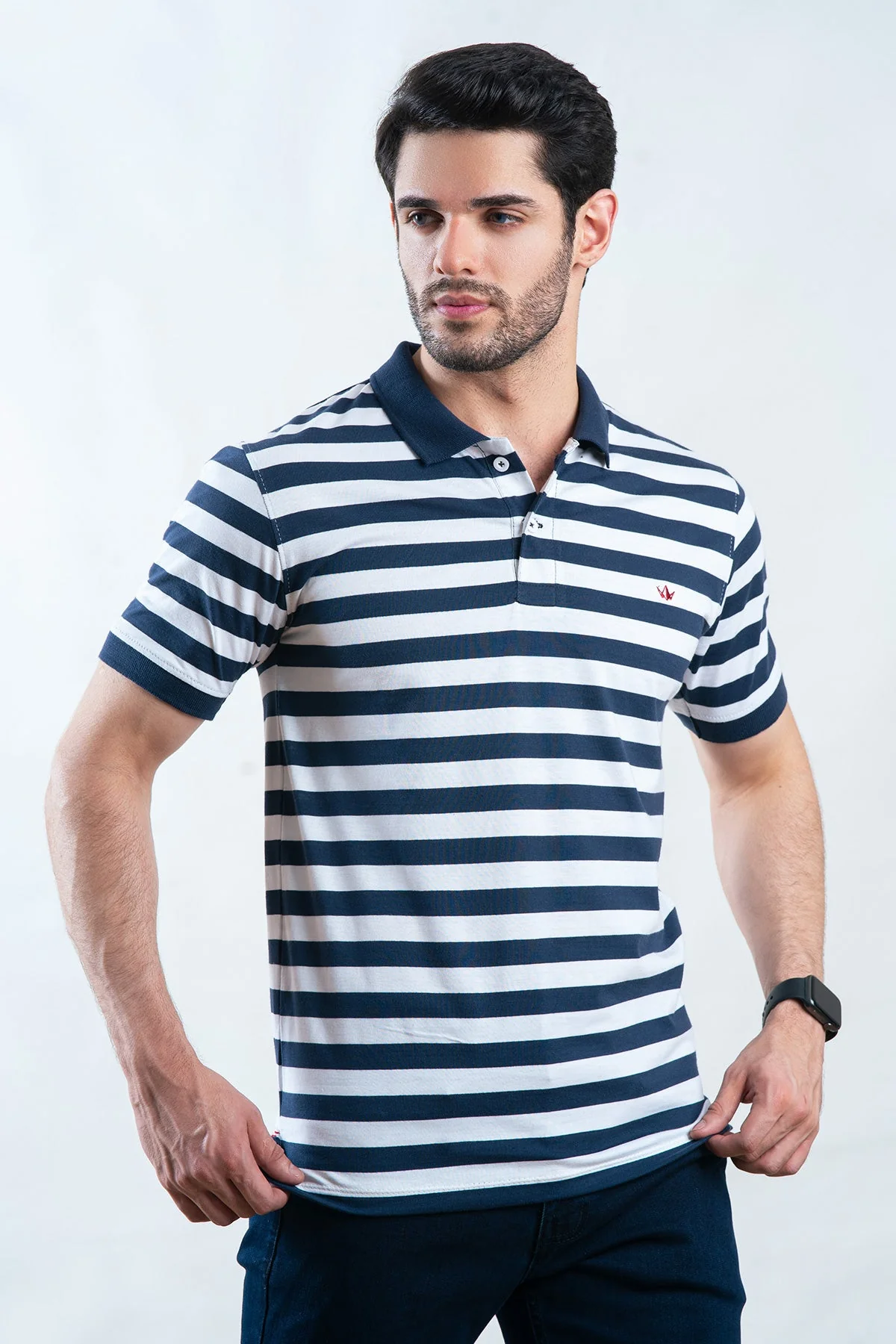 "EMIN" Summer Polo Short Sleeves T-Shirt - Image 3