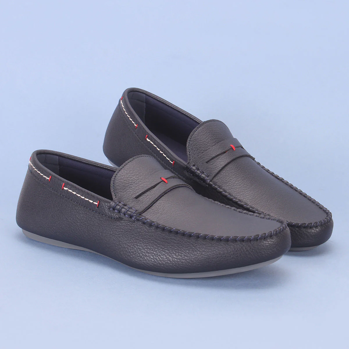 Mens "EMMERSON" Slip On Casual Moccasins - Image 6