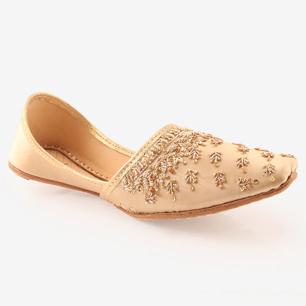Mens "ESA" Decorated Flats Indian Khussa