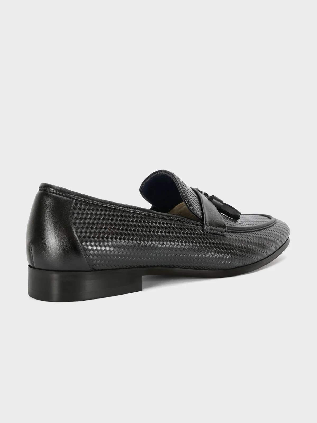 Mens "FILBERT" Textured Slip On Leather Formal Shoes - Image 3
