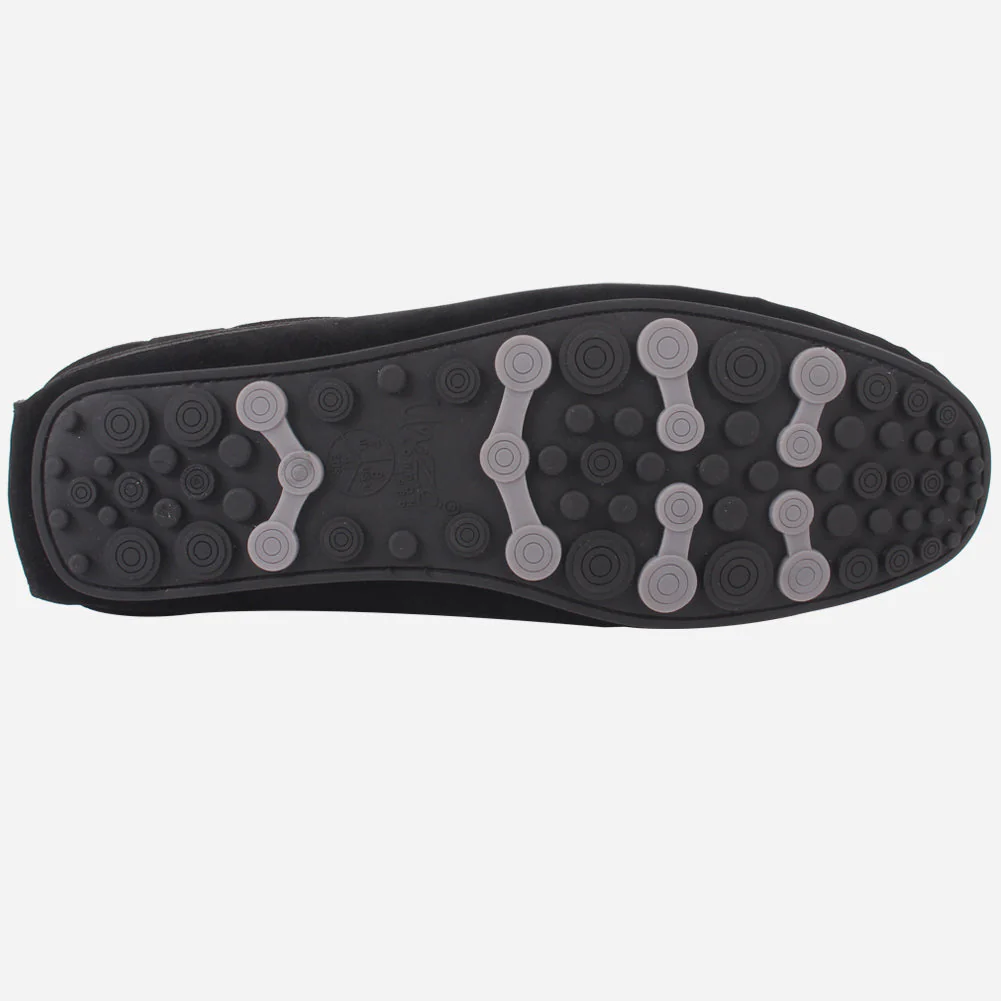 Mens "FISTMAR" Backless Slip-ons Suede Moccasins - Image 5