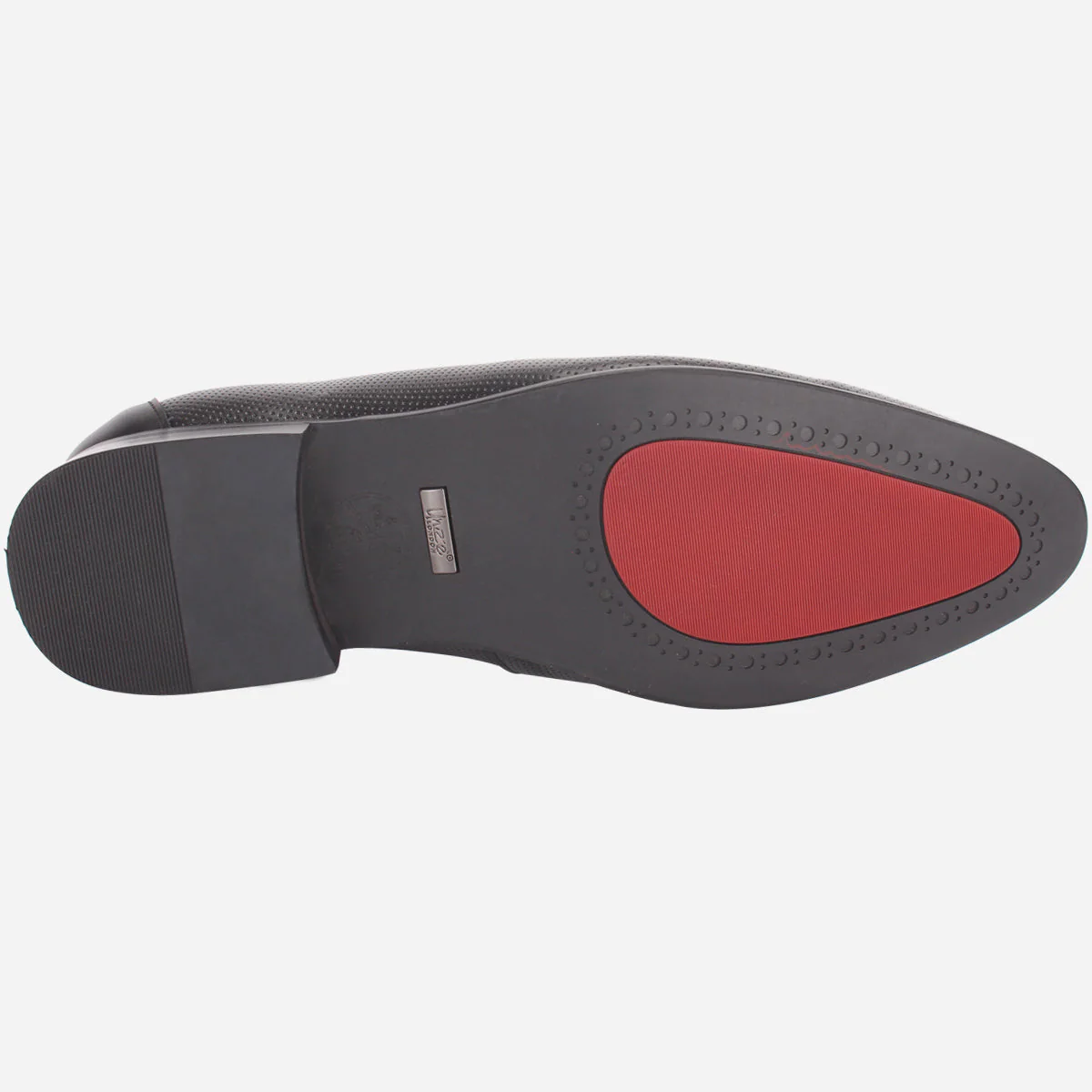 Mens "FYRRE" Leather Dress Formal Slide In Shoes - Image 5