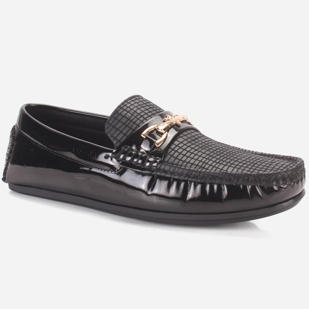 Men's "GAMMA" Textured Comfort Moccasins Shoes