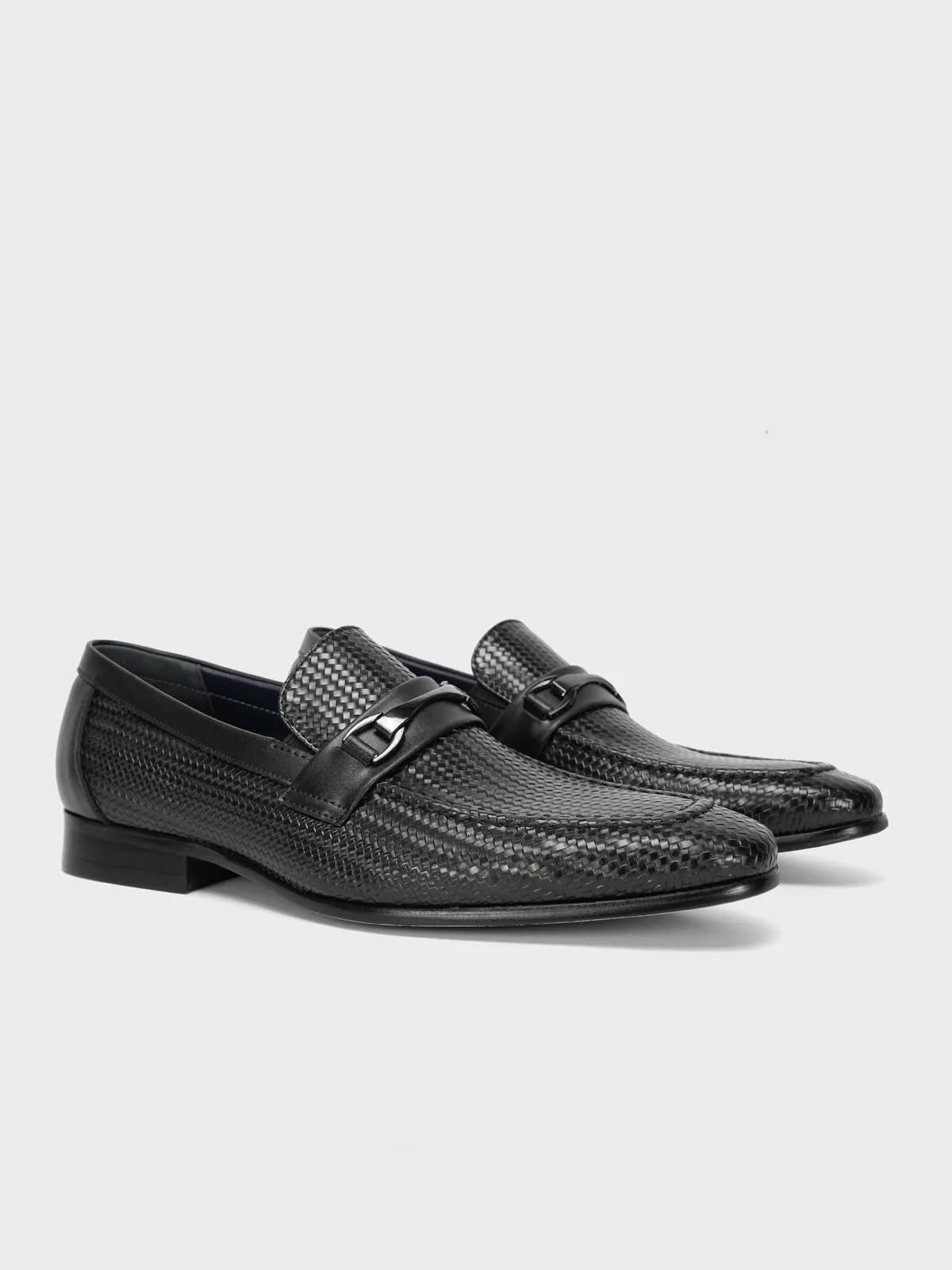 Mens "GARANCE" Textured Dress Leather Formal Shoes - Image 2
