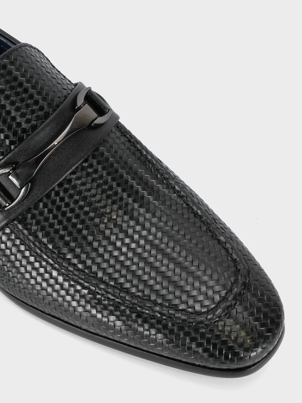 Mens "GARANCE" Textured Dress Leather Formal Shoes - Image 4