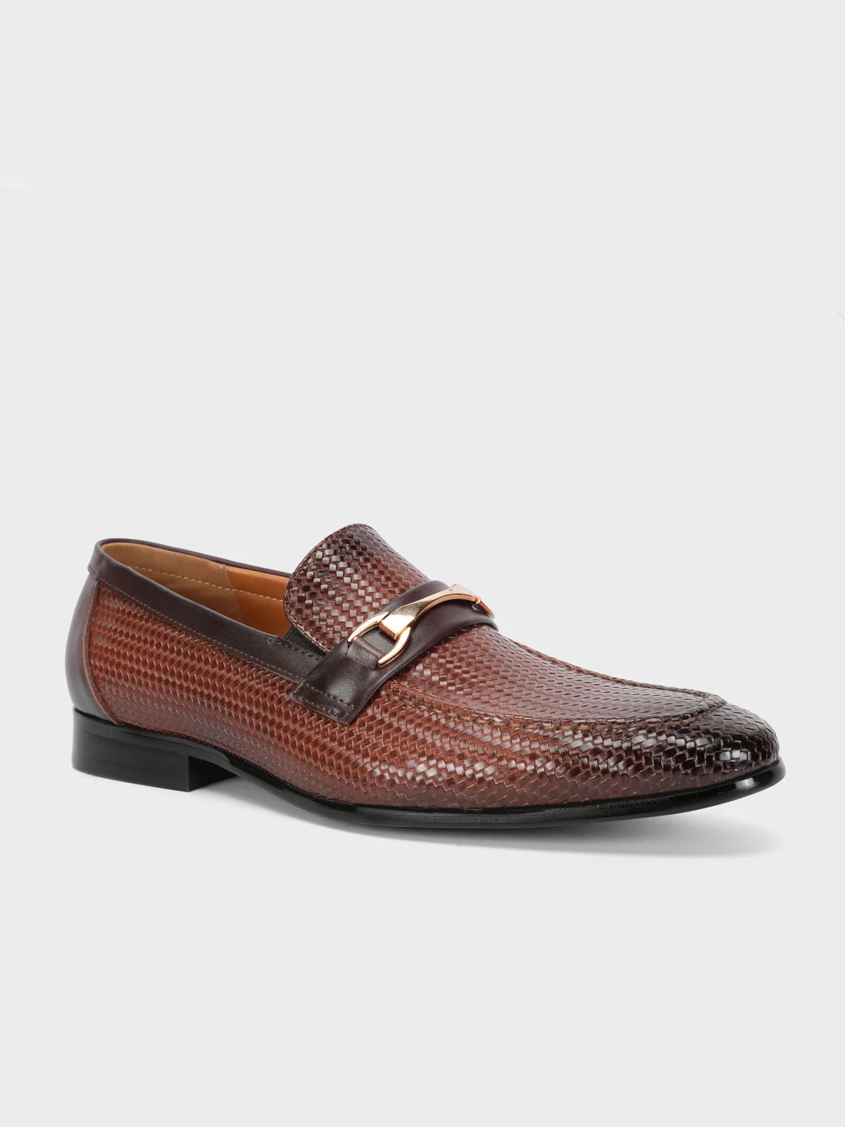 Mens "GARANCE" Textured Dress Leather Formal Shoes